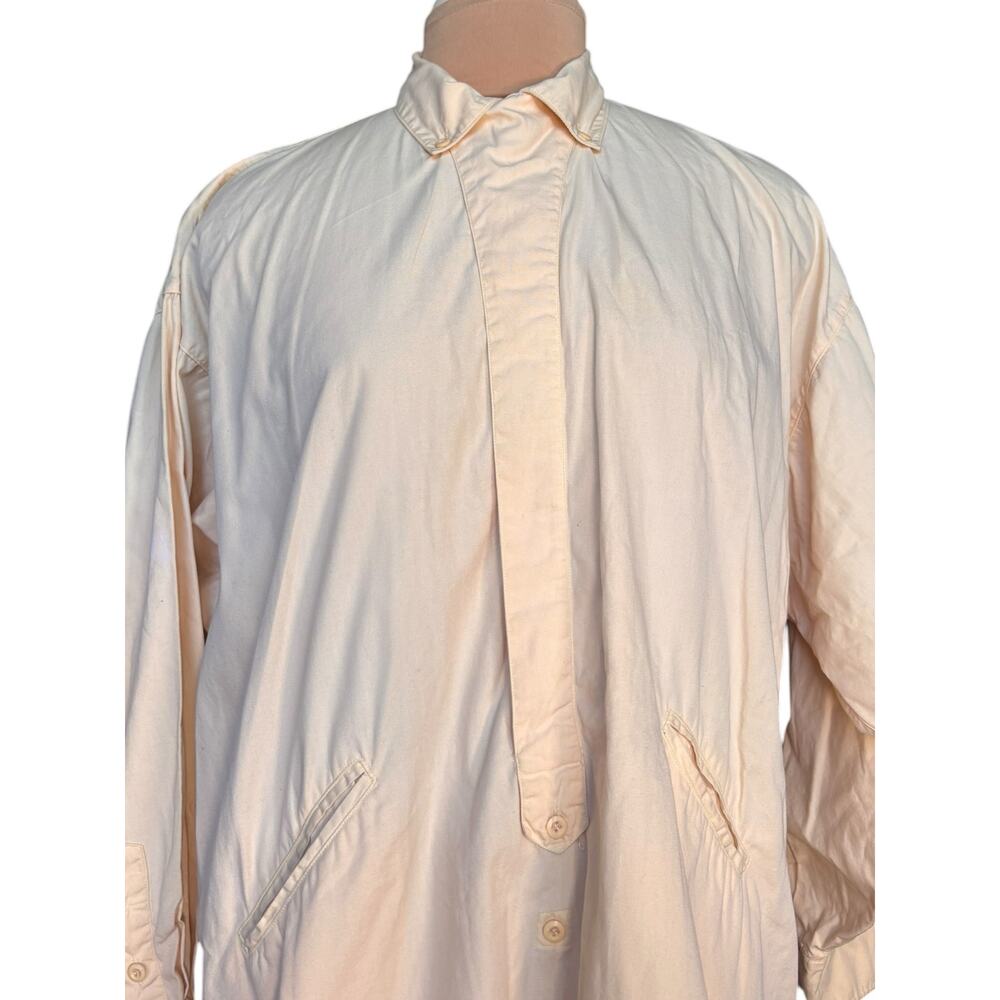 Vintage Marithe Francois Girbaud Oversized Cotton Shirt Cream Medium Unisex